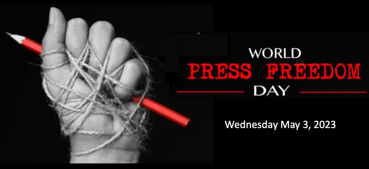Many try to stop us, but we’re not finished. Celebrate World Press Freedom Day on May 3rd